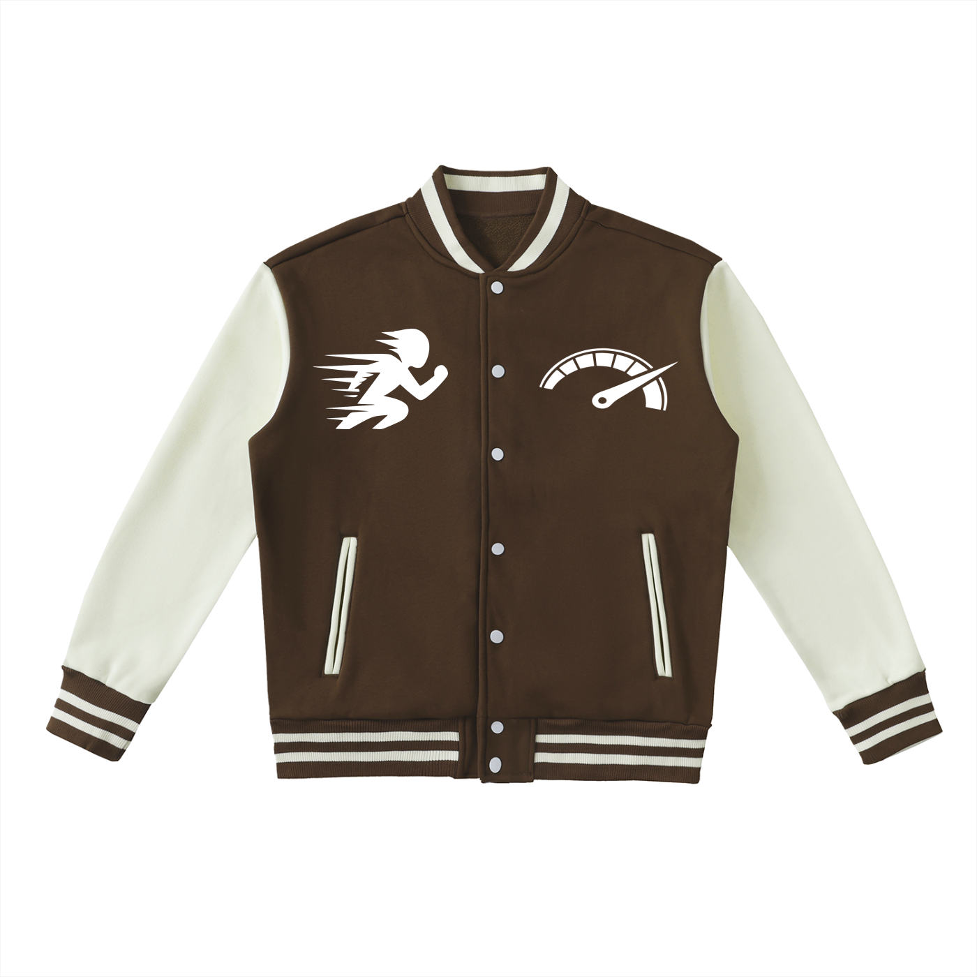 AToA Two-Tone Fleeced Varsity Jacket