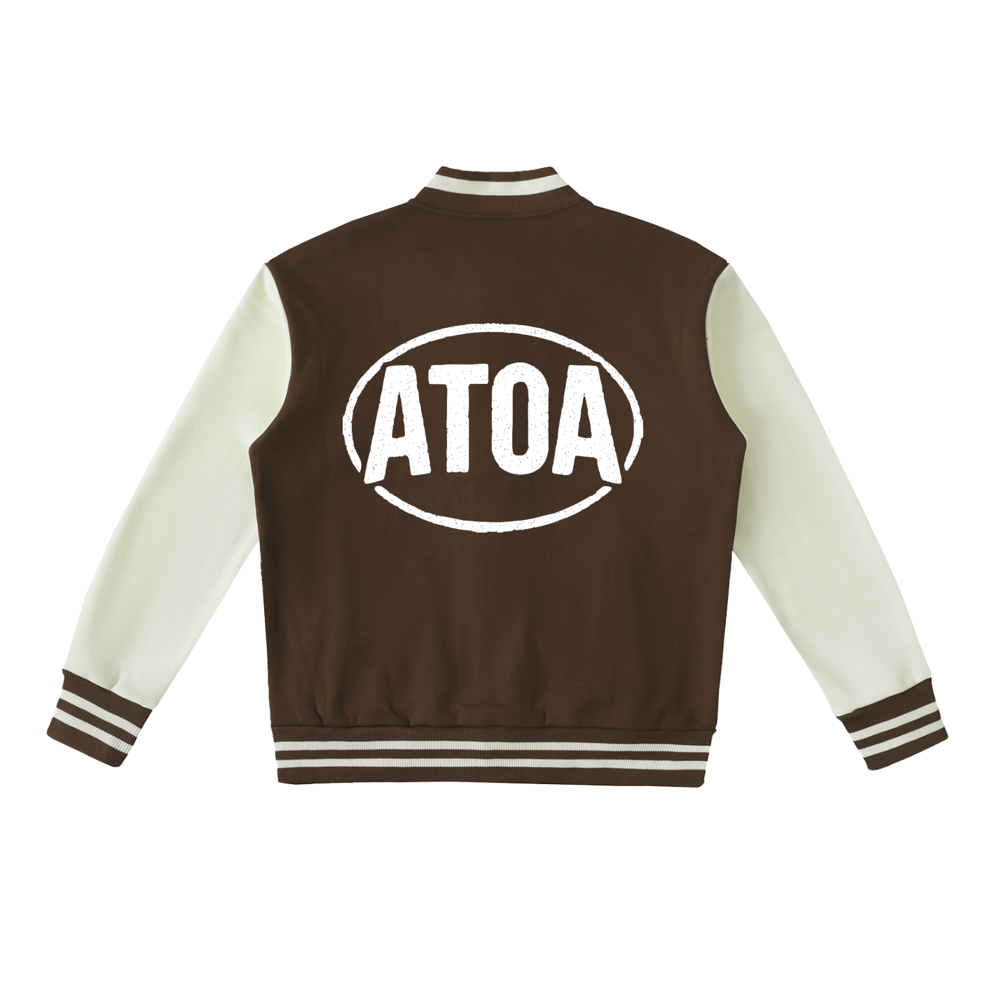 AToA Two-Tone Fleeced Varsity Jacket