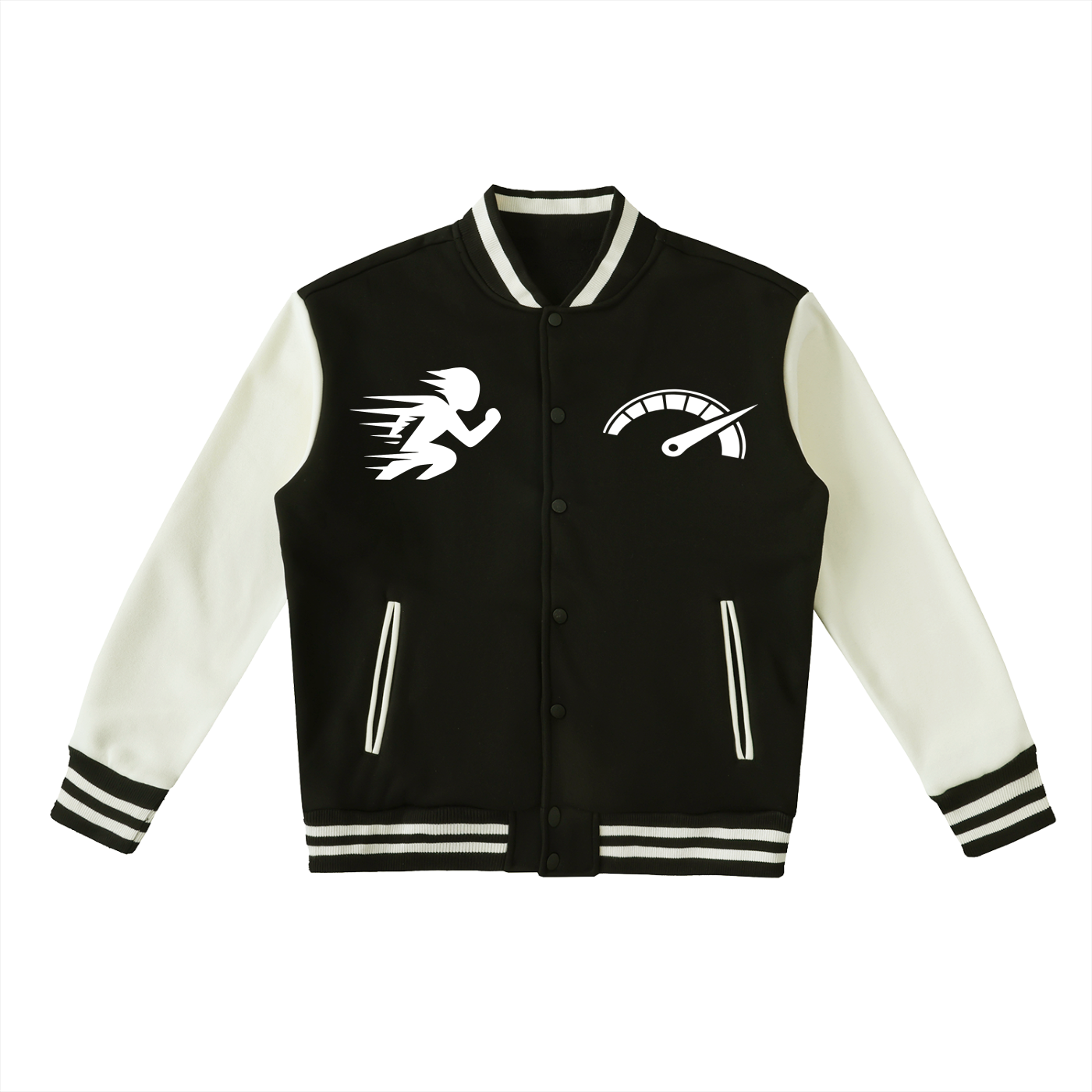 AToA Two-Tone Fleeced Varsity Jacket