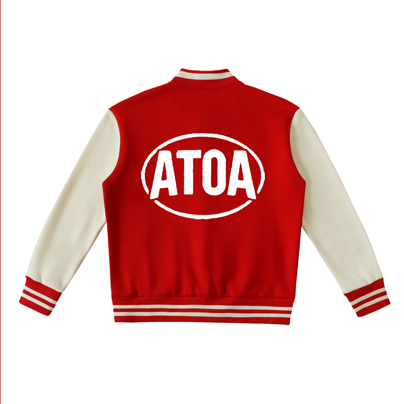 AToA Two-Tone Fleeced Varsity Jacket