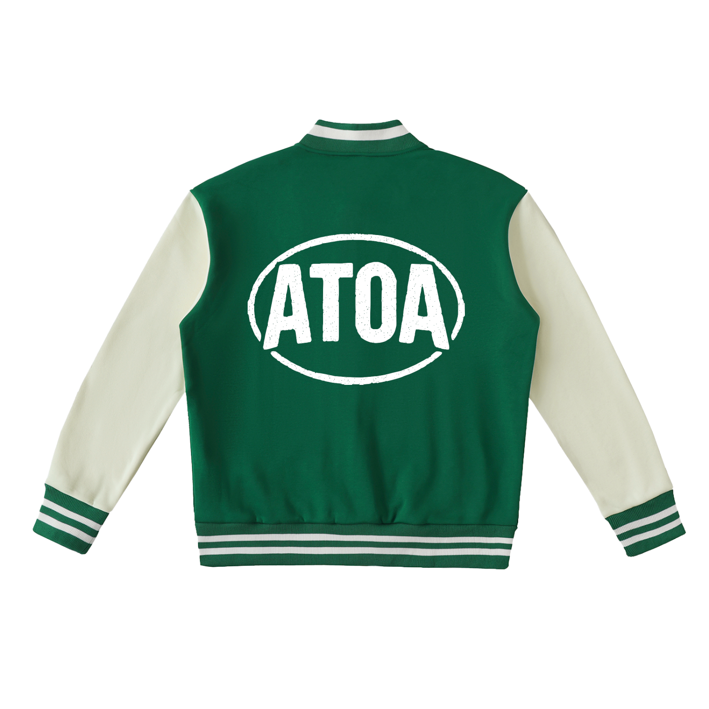 AToA Two-Tone Fleeced Varsity Jacket