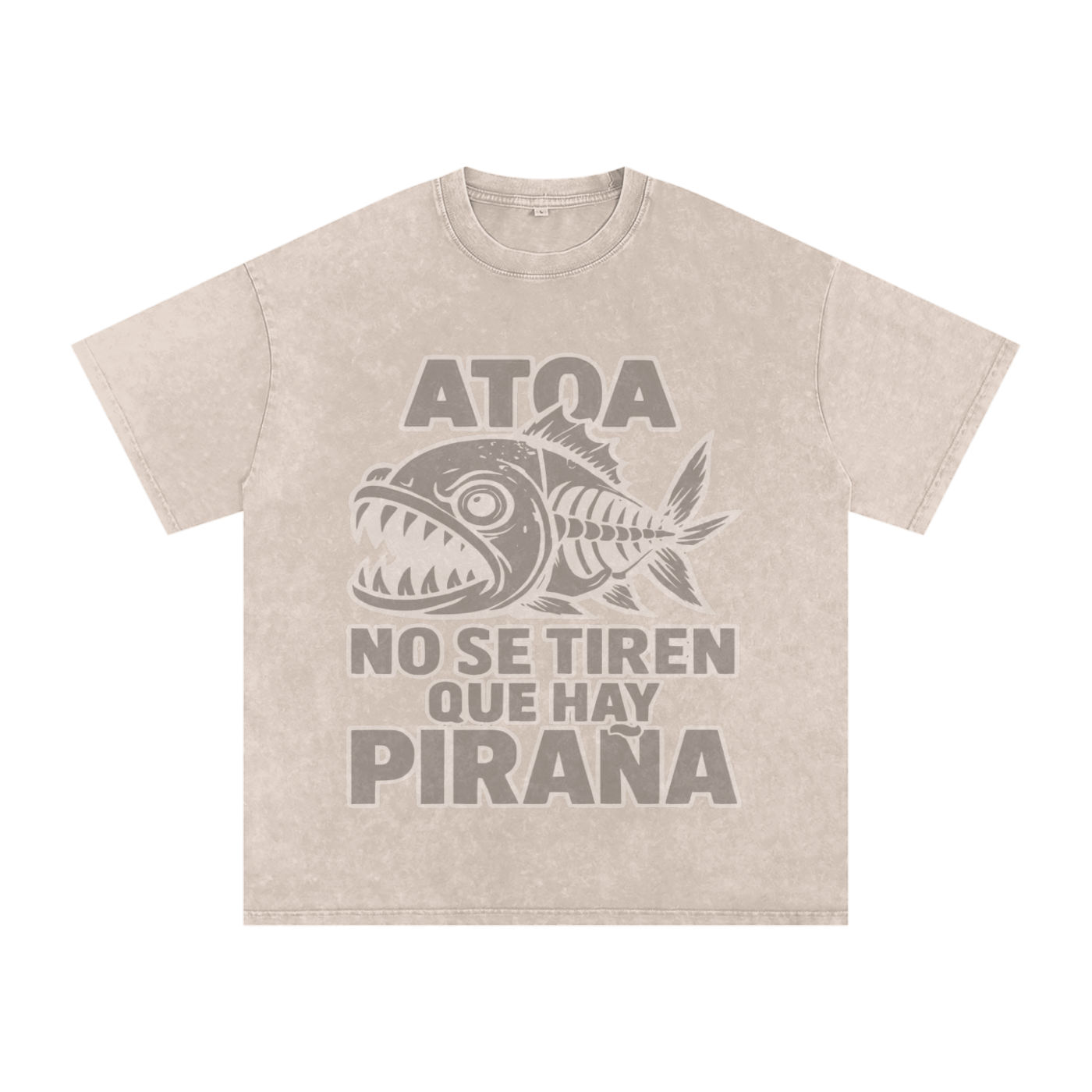 AToA P Snow Washed Oversized Cotton T-Shirt